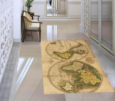 World map rectangular Carpet!