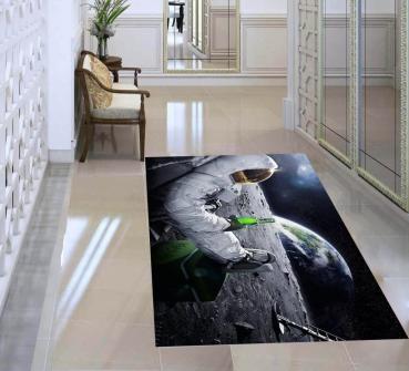 Chilling Astronaut rectangular Carpet!