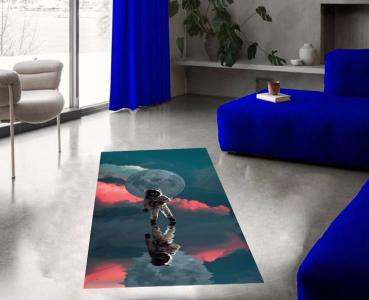 Walking Astronaut rectangular Carpet!