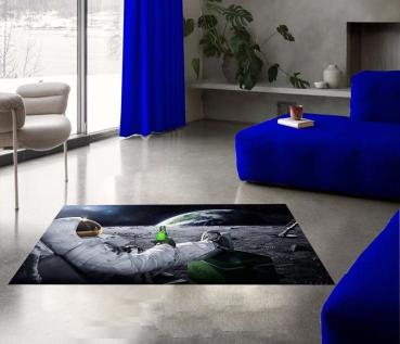 Chilling Astronaut rectangular Carpet!