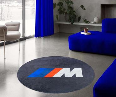 BMW Mpower Logo round carpet!