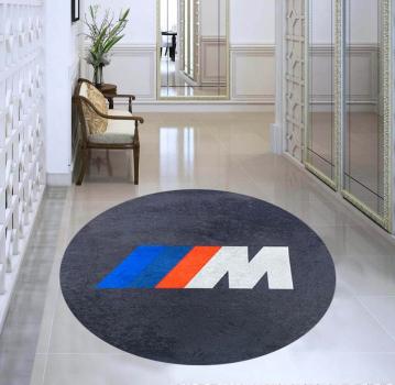 BMW Mpower Logo round carpet!