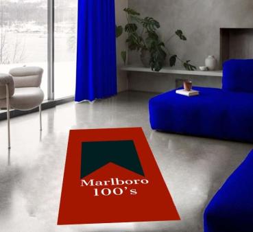 Marlboro 100's rectangular carpet!