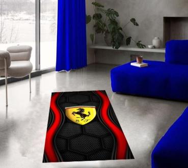 Ferrari Logo rectangular carpet!