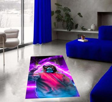 Anonymus Hacker rectangular carpet!