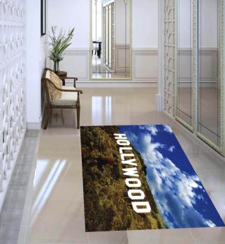 Hollywood Sign rectangular carpet!
