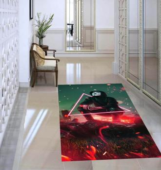 Anonymus Hacker rectangular carpet!