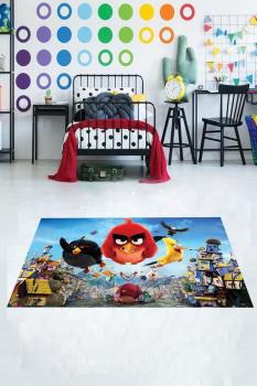 Angry Birds tower rectangular carpet!
