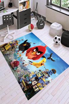 Angry Birds tower rectangular carpet!