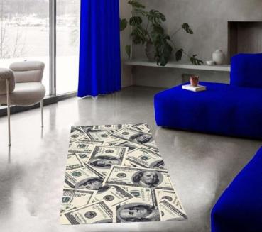American Dollars rectangular carpet!