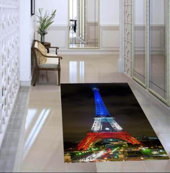 Paris eiffel tower rectangular carpet!