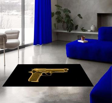 Golden Beretta rectangular Carpet!