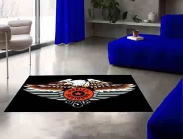 Harley Davidson rectangular carpet!