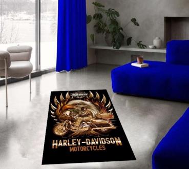Harley Davidson rectangular carpet!