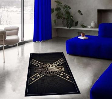 Harley Davidson rectangular carpet!