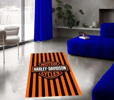 Harley Davidson rectangular carpet!