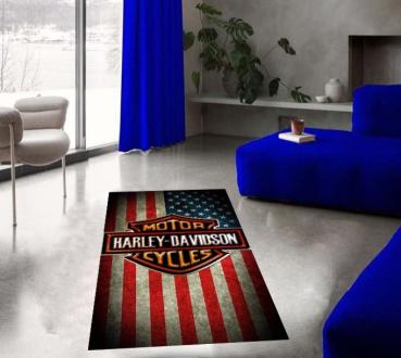 Harley Davidson rectangular carpet!
