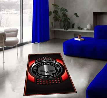 Harley Davidson rectangular carpet!