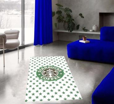 Starbucks Coffee Logo rectangular Carpet!