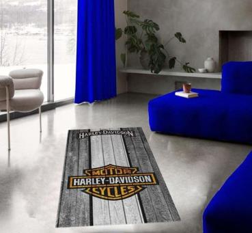 Harley Davidson rectangular carpet!