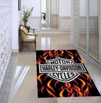 Harley Davidson rectangular carpet!