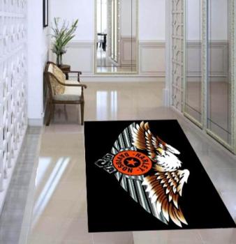 Harley Davidson rectangular carpet!