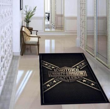 Harley Davidson rectangular carpet!