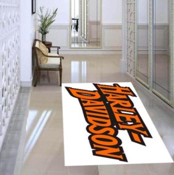 Harley Davidson rectangular carpet!
