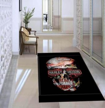 Harley Davidson rectangular carpet!