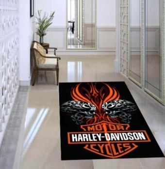 Harley Davidson rectangular carpet!