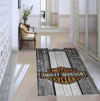 Harley Davidson rectangular carpet!