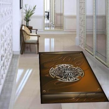 Harley Davidson rectangular carpet!