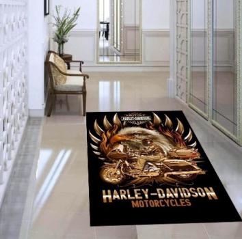 Harley Davidson rectangular carpet!