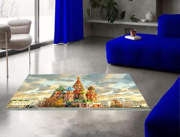Moscow silhouette rectangular carpet!