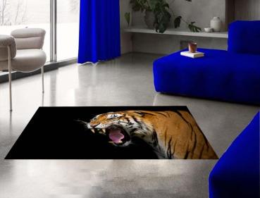 Tiger rectangular carpet!