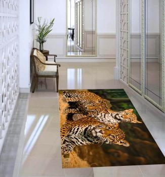 Jaguar Family rectangular Carpet!