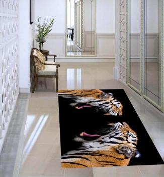 Tiger rectangular carpet!