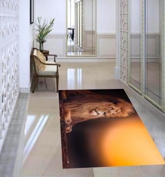 Lion the king rectangular Carpet!