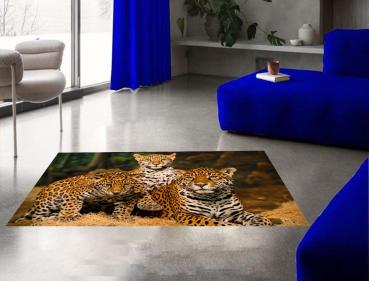 Jaguar Family rectangular Carpet!