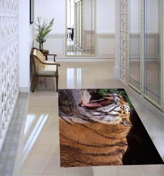 Tiger rectangular carpet!