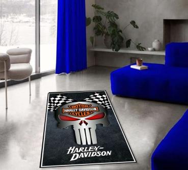 Harley Davidson rectangular carpet!