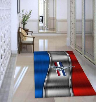 Mustang Logo rectangular Carpet!