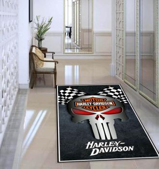 Harley Davidson rectangular carpet!