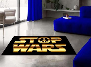 Stop Wars rectangular carpet!