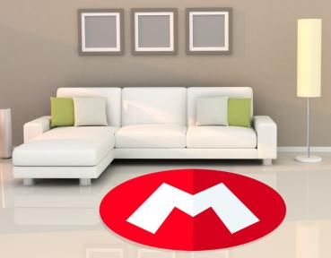 Super Mario round carpet!