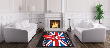 Rolling Stones rectangular carpet!
