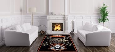 Harley Davidson rectangular carpet!