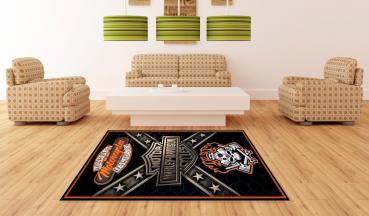 Harley Davidson rectangular carpet!