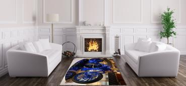 Harley Davidson rectangular carpet!