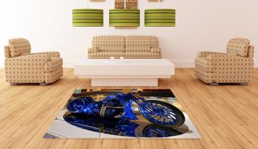 Harley Davidson rectangular carpet!